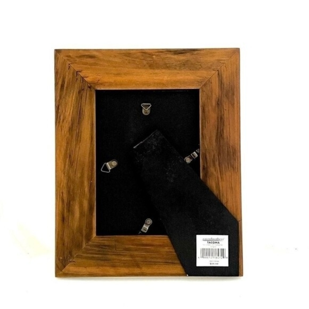 Aaron Brothers Tacoma Charcoal Wood Picture Frame 5"x7" Rustic Planks NIB - Picture 3 of 5